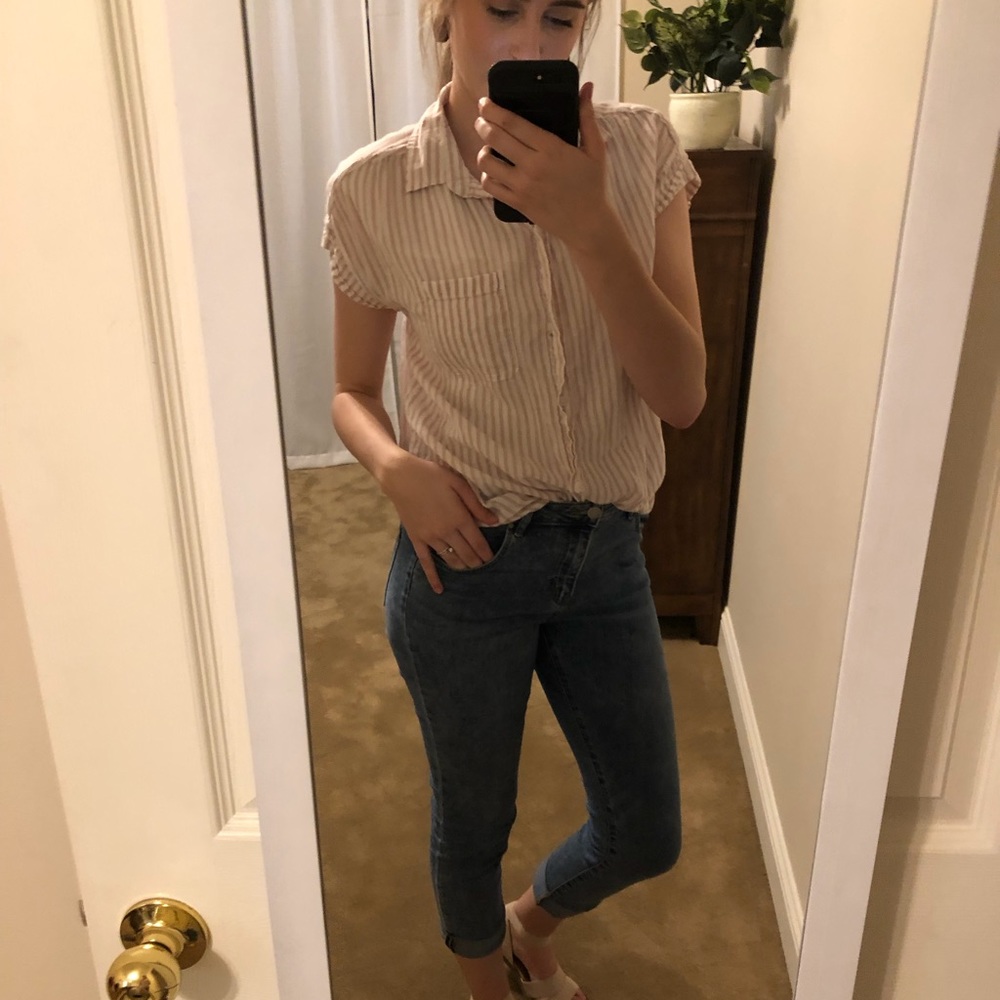 American Eagle Stripped Blouse